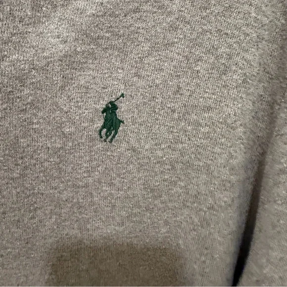 Polo Ralph Lauren Men's V-Neck Sweater in Gray - Picture 3 of 4